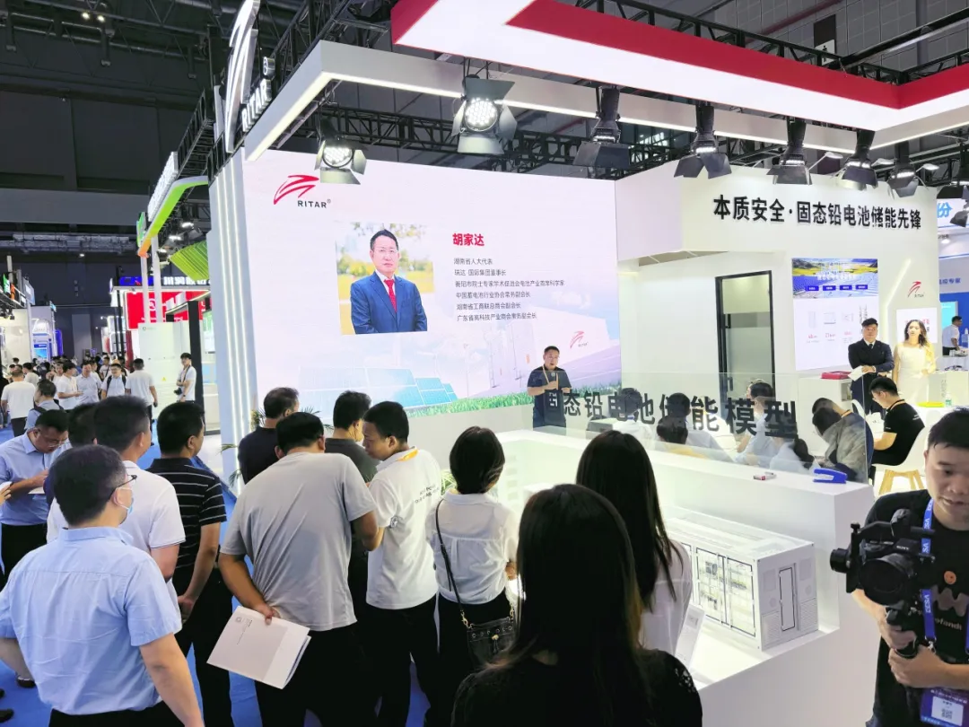 Intrinsic Safety | RuiNeng 40 Solid State OPzV Battery Energy Storage Cabinet Honor Debuts at EESA Energy Storage Exhibition