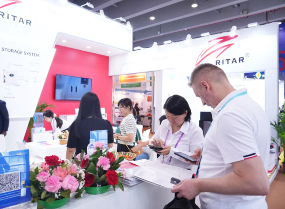 Ritar Group shines brightly at the 135th Canton Fair, showcasing stunning energy storage solutions for the entire venue!