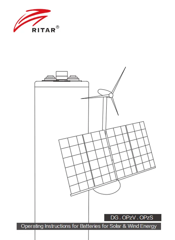 Instruction Manual For Solar And Wind Energy Storage Batteries