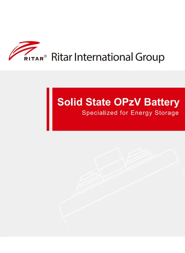 Rida OPzV Product Catalog 2025