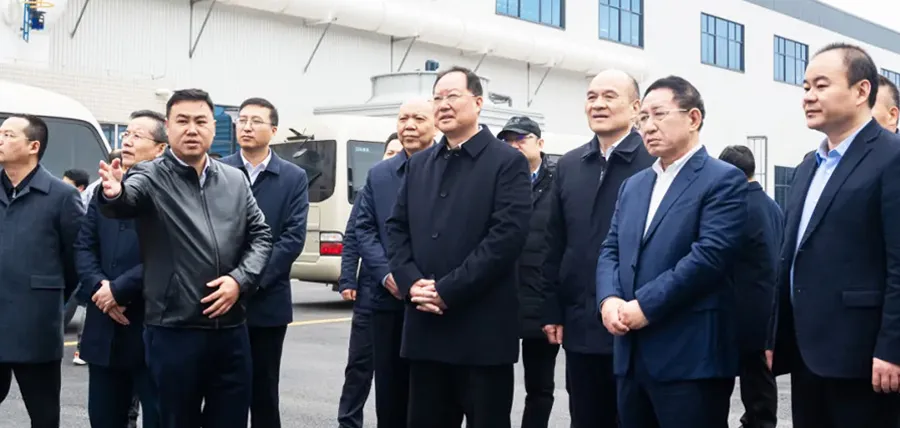 Starting from the Spring Festival in 2024, Governor Mao Weiming conducted research on Ritar Group Rich's new energy Hengyang energy storage production base