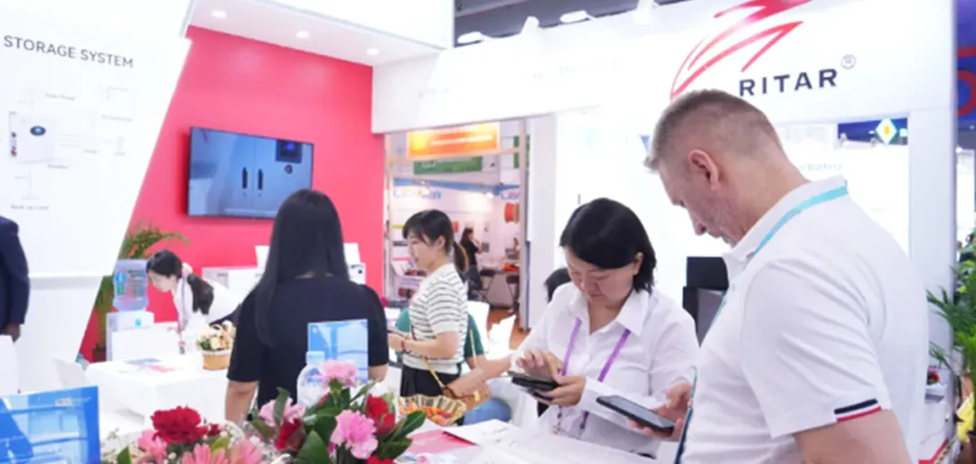 Ritar Group shines brightly at the 135th Canton Fair, showcasing stunning energy storage solutions for the entire venue!