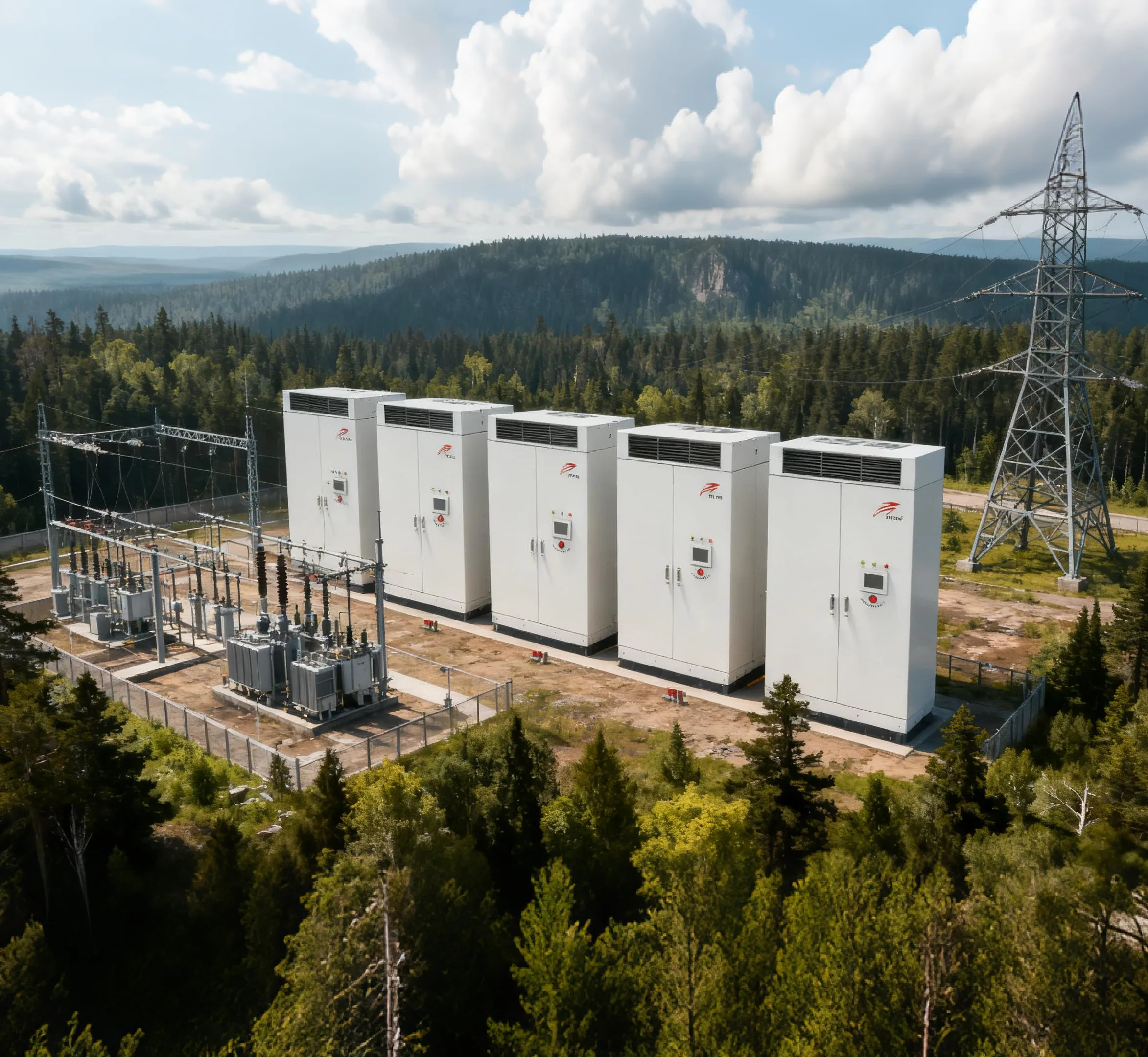 Grid-connected Battery Storage Cabinet (Lithium 215) for Forest Areas